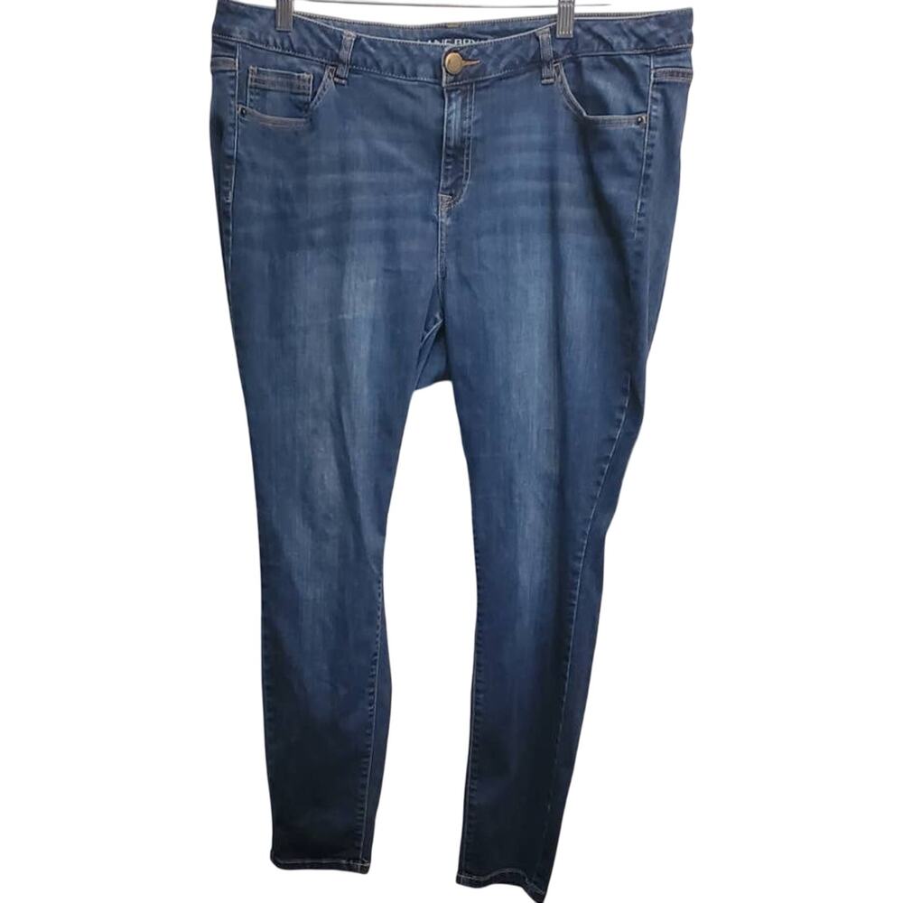 LANE Bryant Low Rise Super Stretch Skinny Jeans Plus Size 20